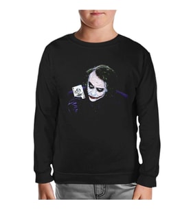 Joker - As Siyah Çocuk Sweatshirt