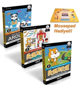 Scratch İle Kolay Programlama Seti (3 Kitap) (Kapak Değişebilir) (Krem)