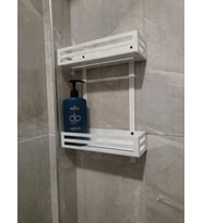 Titan Duş Içi Lif Askılı Metal 2 Katlı Organizer Şampuanlık