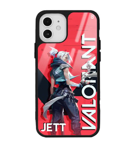 iPhone 12 Pro Valorant Jett Tasarımlı Glossy Telefon Kılıfı