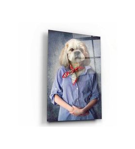 Köpek Cam Tablo