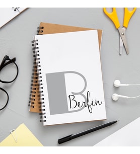 İsim Baskılı Defter Kişiye Özel