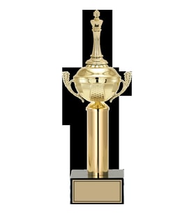 ODAK KUPA - Figürlü Kupalar - Satranç Figürlü Kupalar FG-048 B - 38 cm