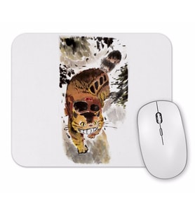 Totoro Cat Bus in The Forest Mouse Pad