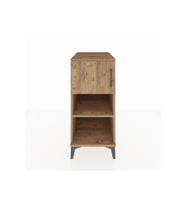 Kronos Komodin 2 Raflı Tek Kapaklı 44x59x96 Çam-Çam
