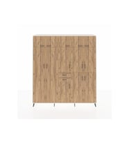 Hyperion Gardrop 10 Raflı 2 Çekmeceli 3 Askılı 220x44x243 Aytaşı-Çam/Çam