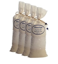 Himalaya Tuzu 4 Kg. Bez Torbada (1kg.x4ad.) Iri Taneli Beyaz Renk Himalaya Orijinal Tuz