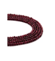 Garnet Taşı Küre Kristal Kesim Parlak 2mm Doğal Taş Dizi [AB+]