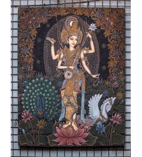 Goddess Lakshmi El Yapımı Tablo