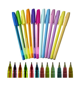 Mynote Line Ball 1.0 mm 12'li Renkli