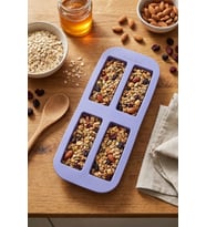 Silikon Müsli Bar, Granola ve Protein Bar Kalıbı - Yapışmaz Dikdörtgen Çikolata ve Kek Kalıbı