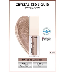 Kristal Işıltılı Likit Göz Farı - 10 Sand Whisper