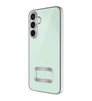 Samsung Galaxy S24 FE Uyumlu Kılıf Kamera Korumalı Logo Gösteren Zore Omega Kapak