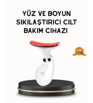 Boyun ve Gıdı Toparlayıcı EMS Cilt Sıkılaştırıcı 7000 Titreşim Isı Terapisi