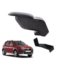 Dacia Sandero Stepway 2011 Delmesiz Çelik Ayaklı Siyah Kolçak Kol Dayama