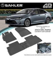 Toyota Corolla Havuzlu Paspas 4,5D Sahler 2019 Sonrası