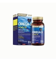 Nutraxin Vitals Omega-3 + Co-Q10 60 Softgel