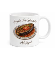 Karnıyarık Temalı Baskılı Kupa Bardak Komik Mutfak Hediye Porselen Mug