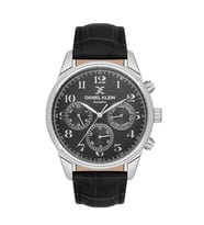 Daniel Klein DK.1.13550.1 Daniel Klein Deri Kordon 30 Mt Suya Dayanıklı İç Fonksiyonları Aktif Erkek Kol Saati (Çok Renkli)