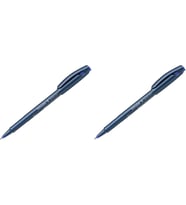 Topball 857 Konik Uçlu Roller Kalem, 0,6 mm, Mavi (2 paketi)