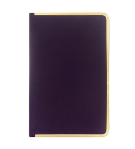 Victoria s Journals Monaco Vegan Süet Sert Kapak 13x21 Çizgili Defter Mor 123-0238