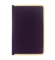 Victoria s Journals Monaco Vegan Süet Sert Kapak 13x21 Çizgili Defter Mor 123-0238