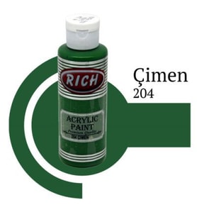 Rich Master Akrilik Boya 120 cc. 204 Çimen 