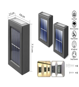 Çift Yönlü Sensörlü Modern Bahçe Ve Duvar Led,