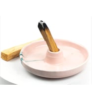 Ağaç Tütsülük - Pembe - Seramik (Pembe-Pembe)