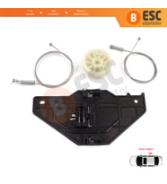 Citroen C4 Picasso MK1 UD Grand UA 2006-2013 9224E4 İçin Elektrikli Arka Sağ Cam Kriko Tamir Seti