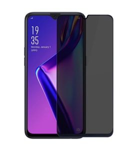 Oppo Reno 8 Pro Uyumlu Privacy Ön Koruma Hayalet Seramik Nano Ekran Koruyucu (Siyah)