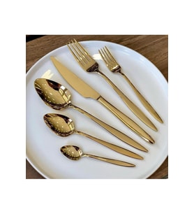 Roy King Ares 36 Parça Gold Çatal Kaşık Bıçak Takımı Rsk001 