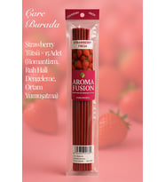 Aroma Fusion Çilek Tütsü - Premium Tütsü × 15 Adet (Romantizm, Ruh Hali Dengeleme, Ortam Yumuşatma)