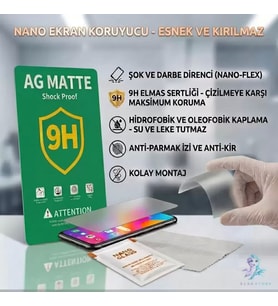 General Mobile GM Fenix 11 PRO -5G- Ekran Koruyucu 9H Ekstra Koruma 9H - MAT
