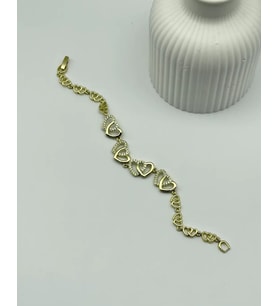 Xuping Ymz Gold Kalp Bileklik - 25-ymzb25
