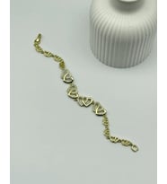 Xuping Ymz Gold Kalp Bileklik - 25-ymzb25