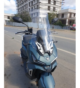 MOTOCAM SYM Adx 125 Ön Cam 2023-2026 Model 62cm Şeffaf Renkli 4mm