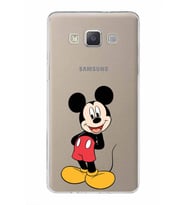 Samsung Galaxy A5 (2015)  Kapak Mickey Mouse Tasarımlı Şeffaf Silikon Kılıf