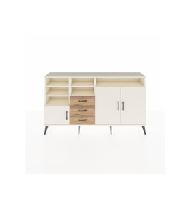 Arges Konsol 7 Raflı 3 Çekmeceli 3 Kapaklı 176x30x99 Aytaşı-Aytaşı/Çam