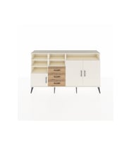 Arges Konsol 7 Raflı 3 Çekmeceli 3 Kapaklı 176x30x99 Aytaşı-Aytaşı/Çam