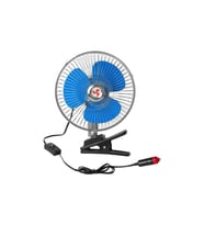Araç Içi Vantilatör Oto Pervane 10" 12 Volt Uyumlu Mandallı Çakmaklık Girişli