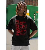 Tasarım Berserk Guts Baskılı Unisex Oversize Anime Dizi Karakter Tişört