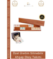#OkeyTakımı Kaliteli Kir Tutmaz Çizilmeye Dayanıklı Şık Flash Ahşap Okey Takımı