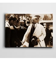 Atatürk Tablosu Tarabya 1927 Atatürk Kanvas Tablo
