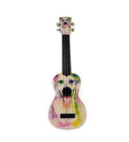 Gonzales XU21DOG-7441480 Soprano Ukulele (Köpek Desen Kapak) Grafik Desenli Gövde, Başlangıç Seviyesi, Çocuklar ve Gençler İçin İdeal
