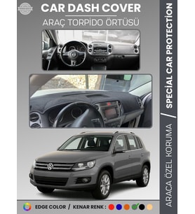 VOLKSWAGEN TIGUAN (2007-2015) Torpido Örtüsü Ön Göğüs Koruma Torpido Koruma Tam Uyum Araca Özel