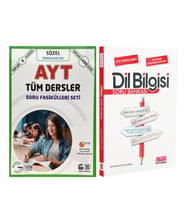 Gür Yayınları AYT Sözel Tüm Dersler Soru Fasikülleri ve AKM Dil Bilgisi Soru Bankası Seti 2 Kitap