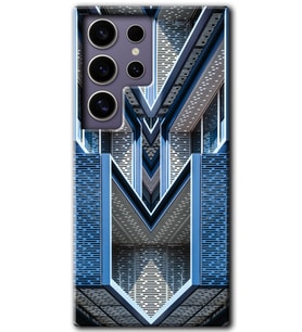 Galaxy S24 Ultra Kılıf HD Desen Baskılı Kılıf - Retro Building