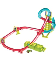 Hot Wheels Pist Seti, Hot Wheels Neon Yarışlar Çoklu Yarış Heyecanı Pist Seti,1 Adet Araba, Motorlu
