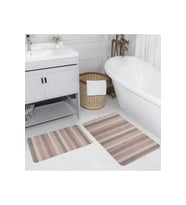 Rovigo Home Dijital Baskılı 2'li Banyo paspas Takımı RVG5203 (Pembe)